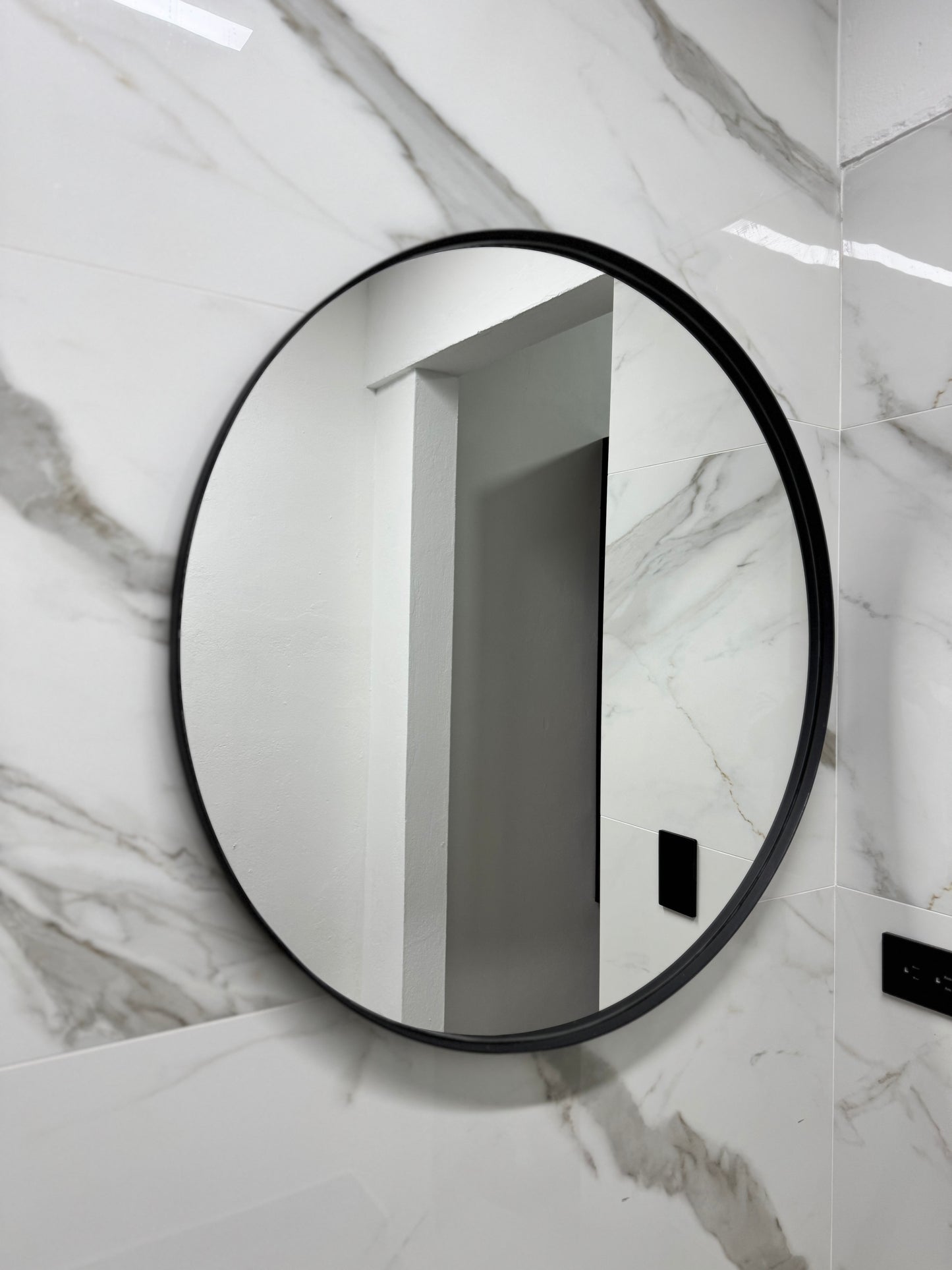 Espejo Circular Marco Metalico