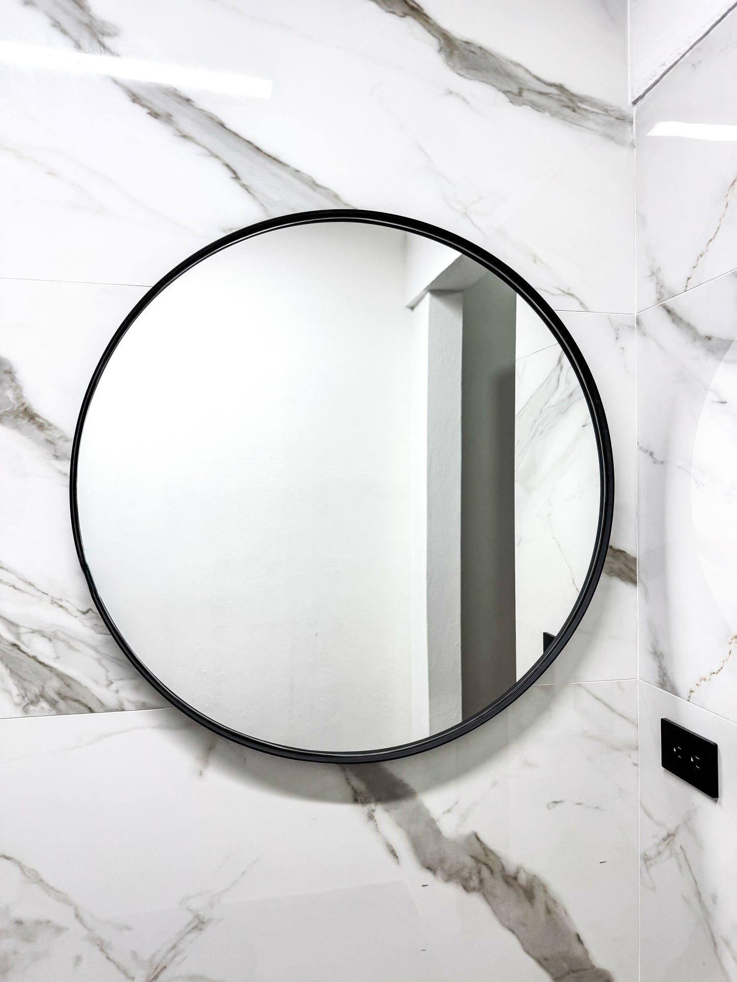 Espejo Circular Marco Metalico