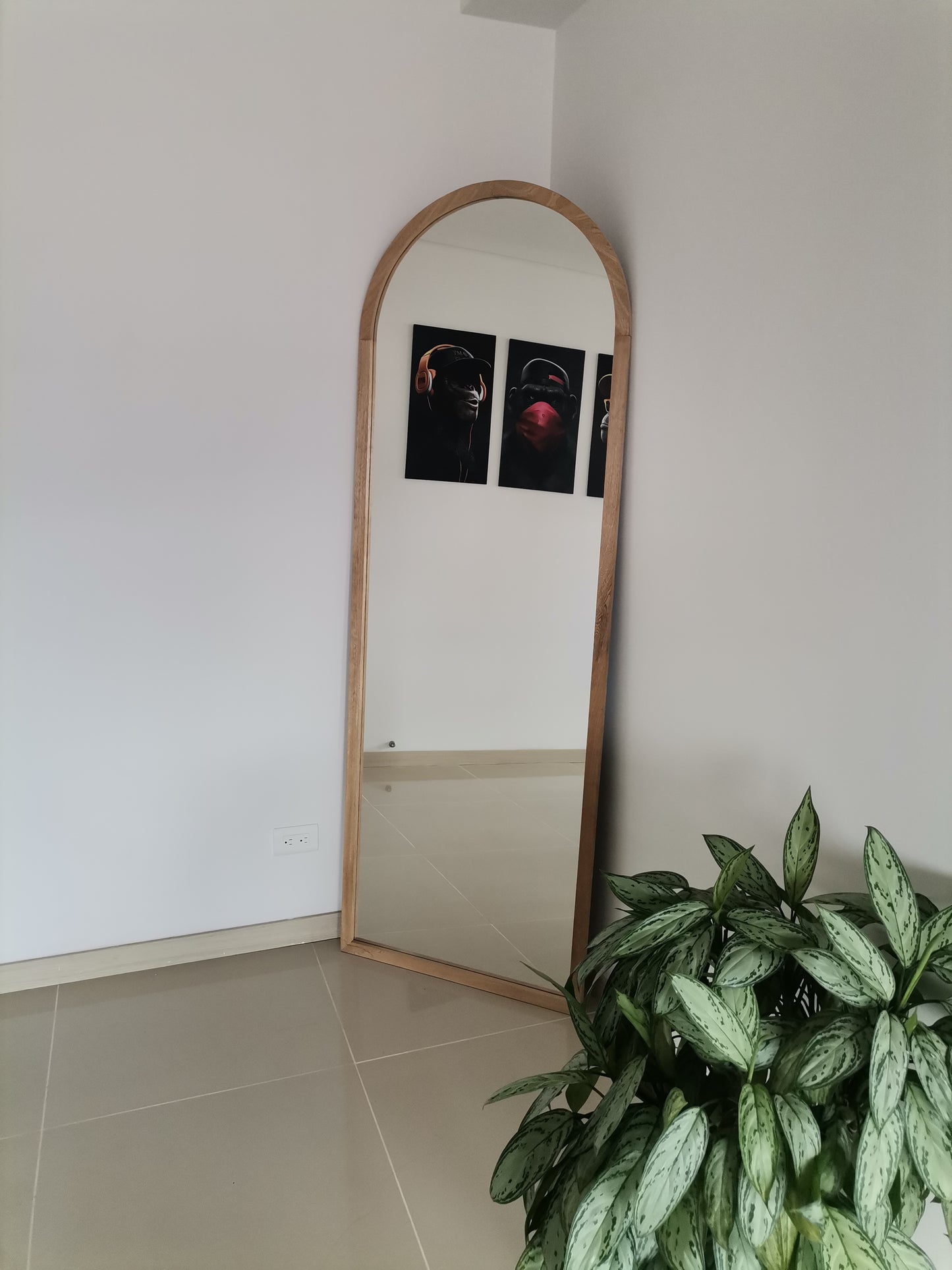 Espejo Arco Marco Madera