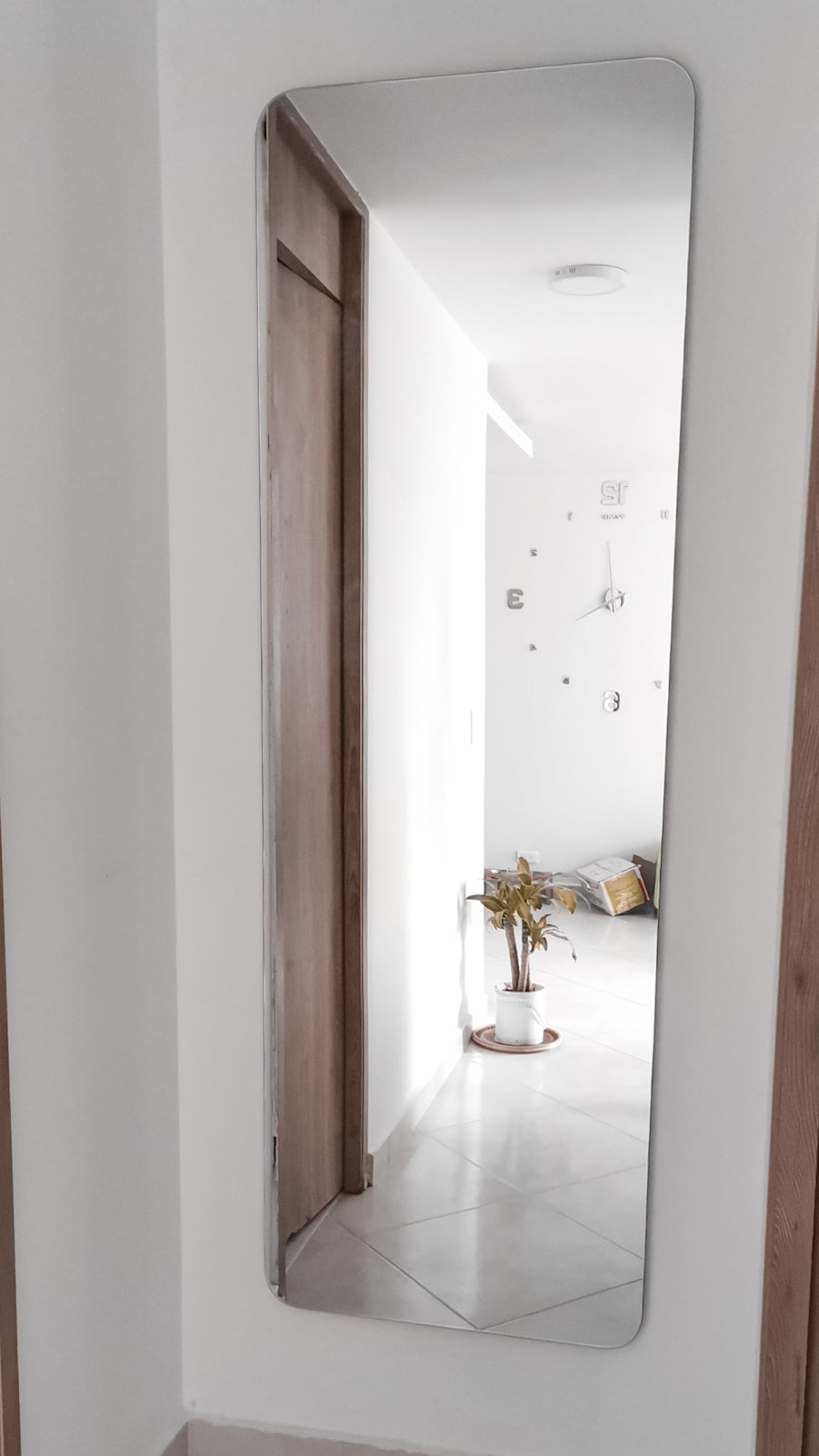 Espejo Rectangular Puntas Redondas