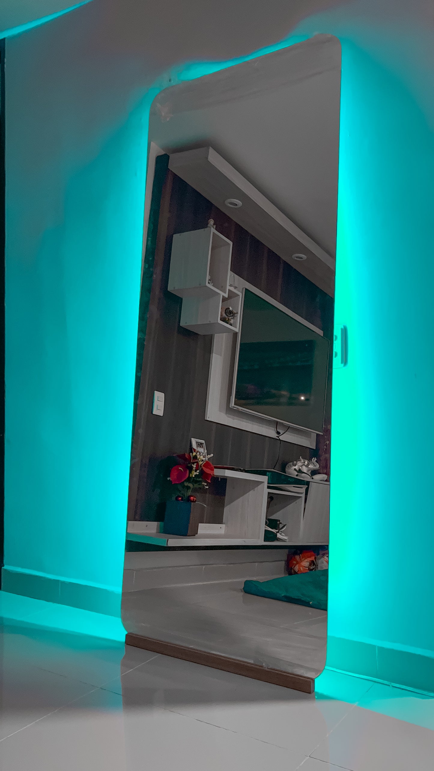 Espejo Rectangular Puntas Redondas