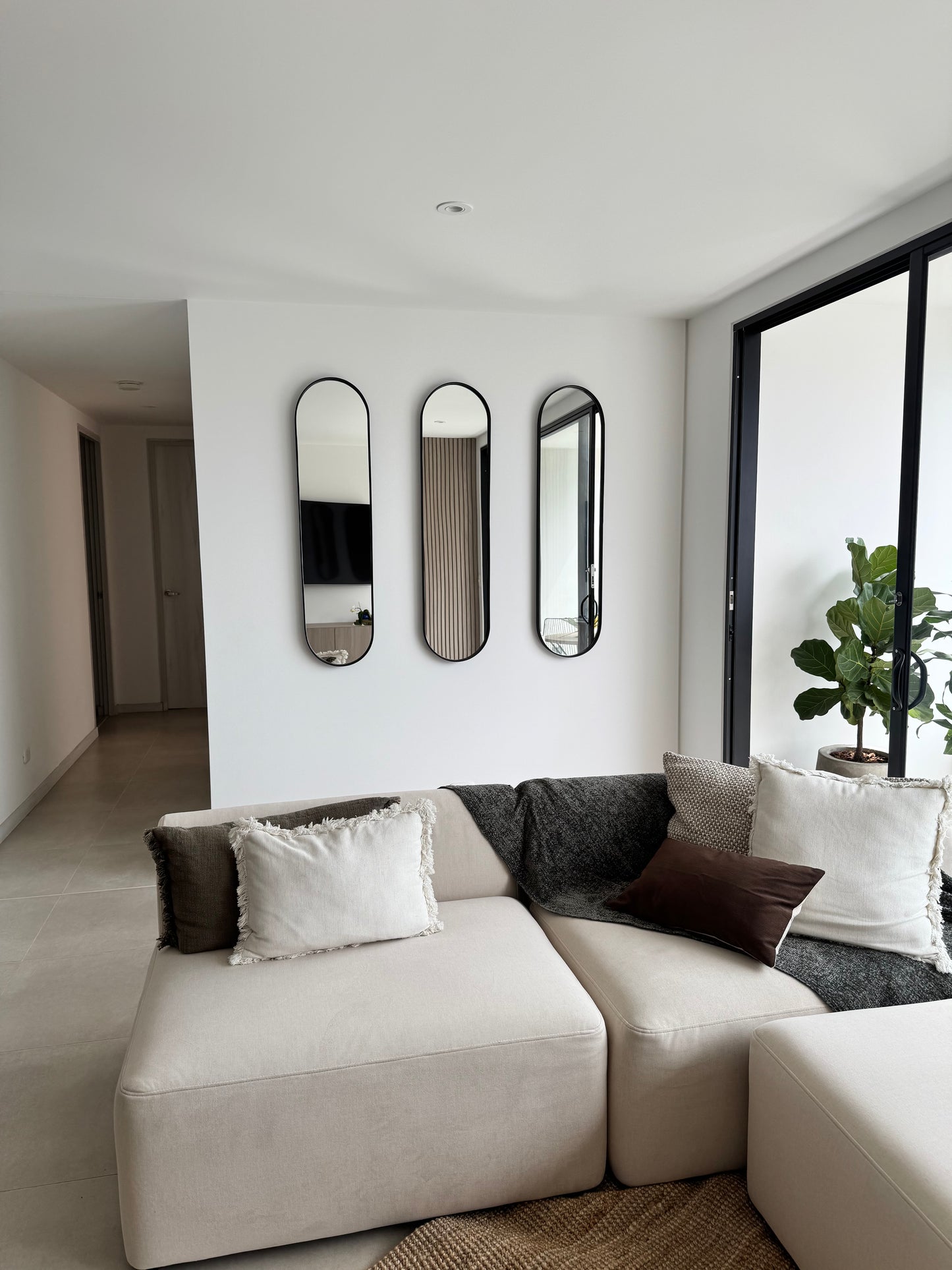 Set X3 ovalados metálicos